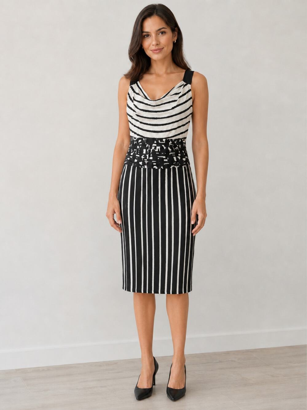New York & Company women's Black and White Dress size XS
